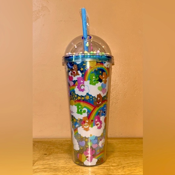 Care Bears Tumbler Made By Silver Buffalo. Hearts Rainbows Magic. Brand New! - Picture 7 of 8